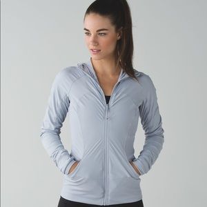 Lululemon In Flux Jacket Silver Fox size 4
